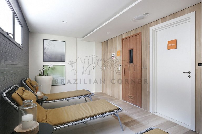 Studio close to Metro, with pool at Bela Vista