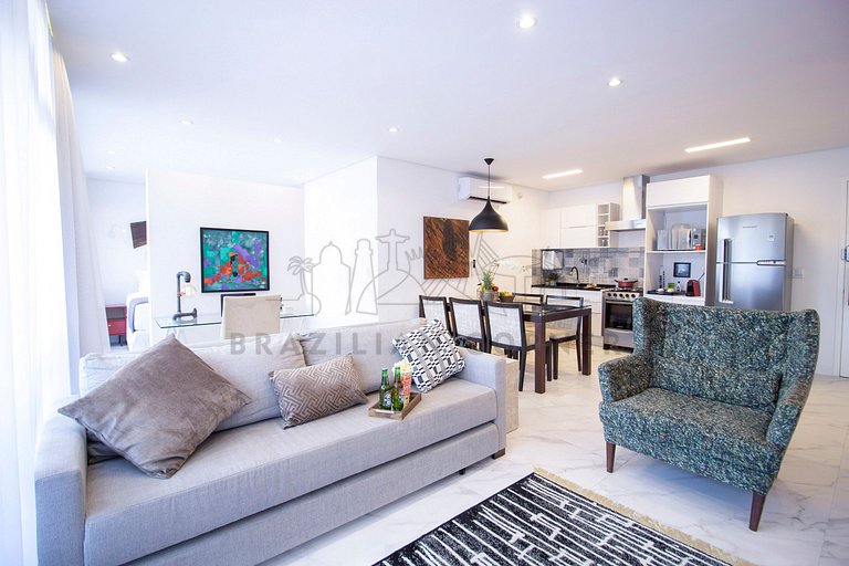 Spacious Loft with AC and Parking in Alto de Pinheiros