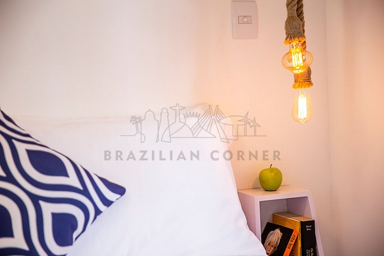 Studio Charmoso estilo Grego ótima localização 23