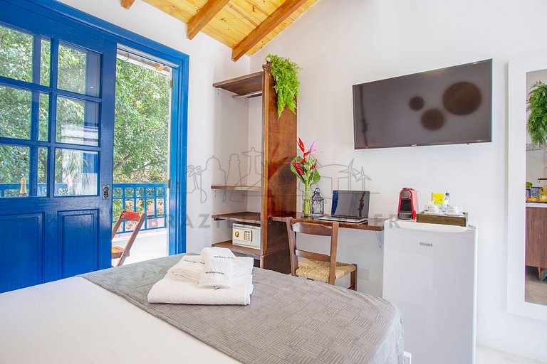Studio Charmoso estilo Grego ótima localização 23