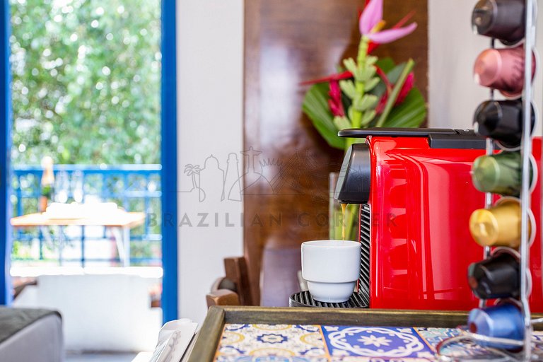 Studio Charmoso estilo Grego ótima localização 24