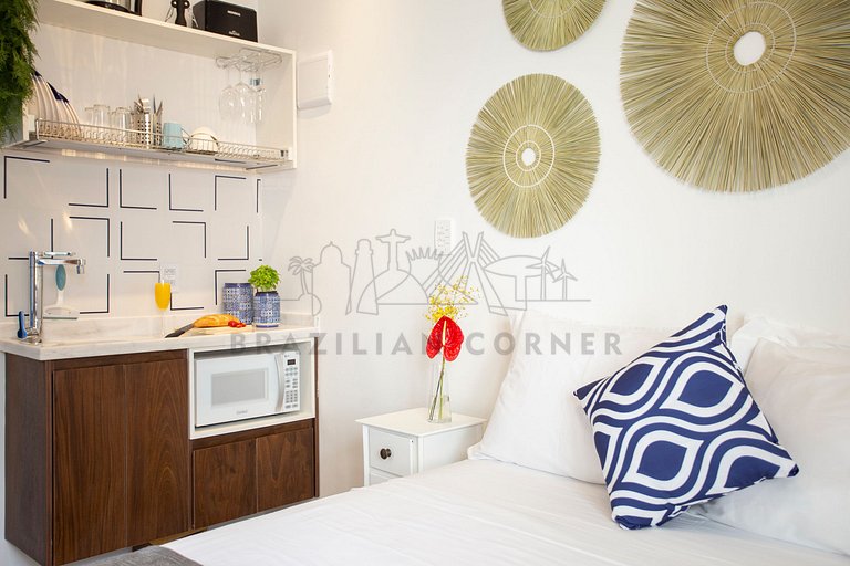 Charming Greek Style Studio great location 12