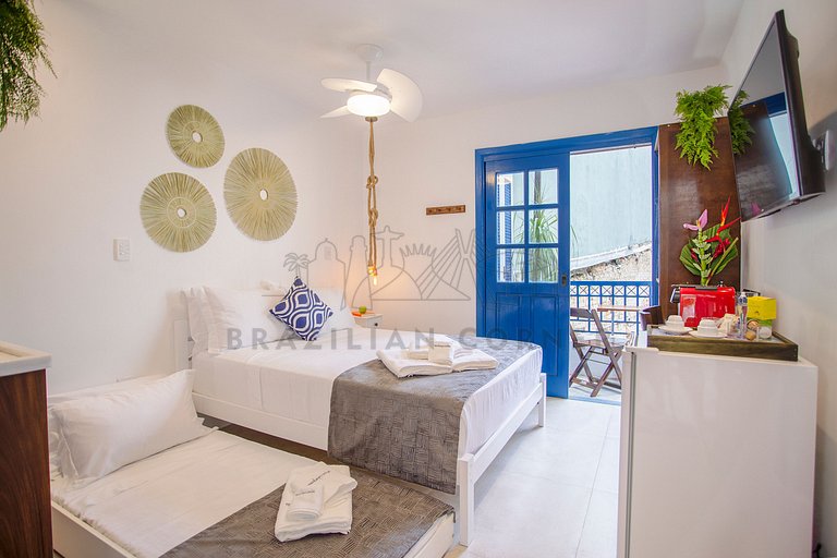 Charming Greek Style Studio great location 12