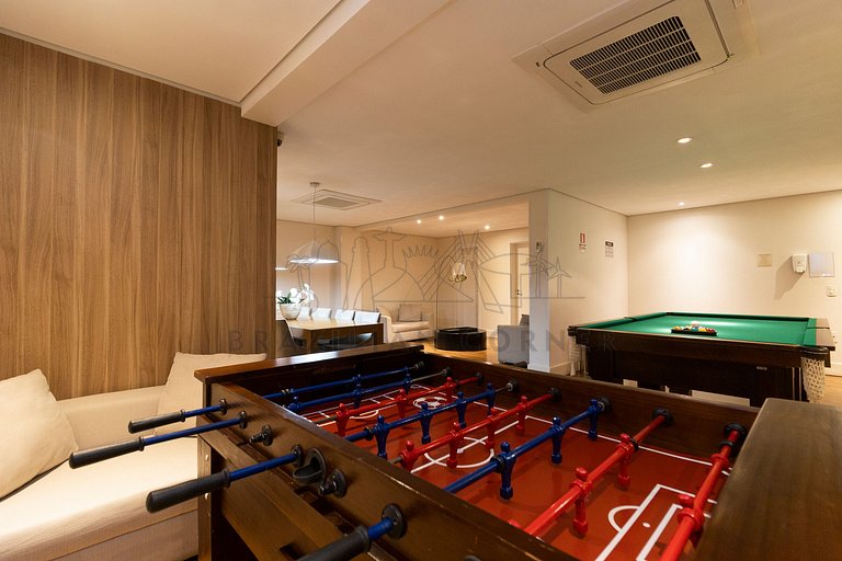 3 Quartos | Moderno | AC | 2 Piscinas | Academia