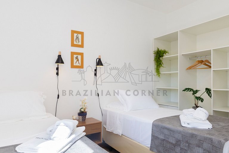 Apartamento com 3 Quartos no Capivari com Lareira