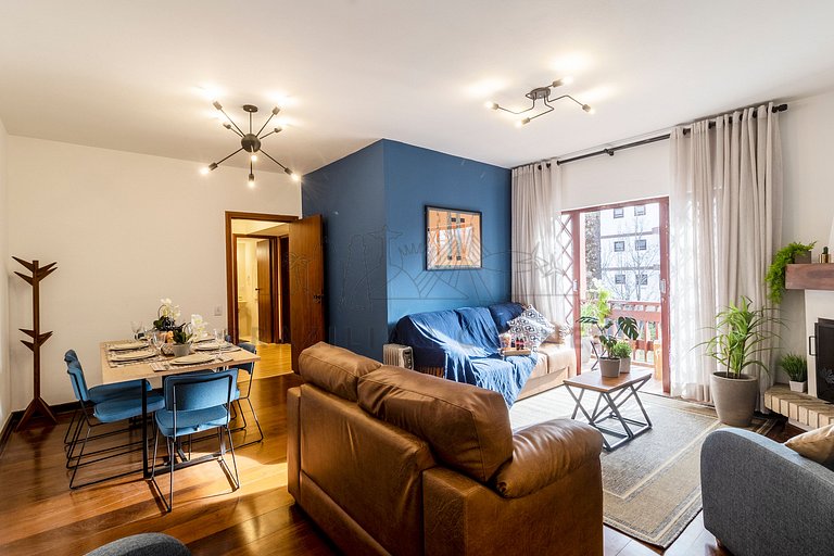 Apartamento com 3 Quartos no Capivari com Lareira
