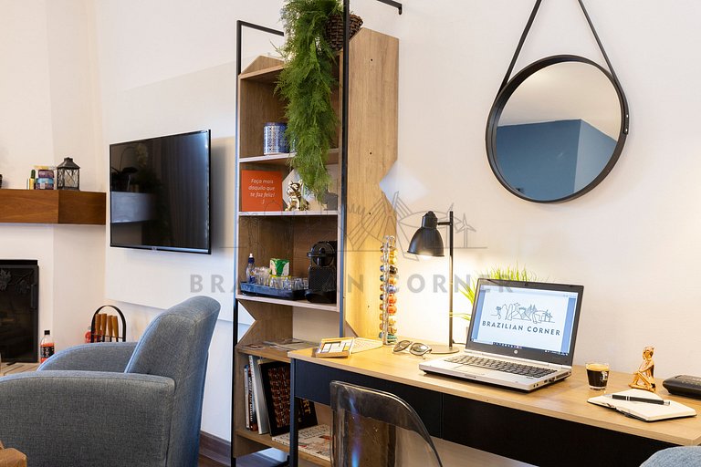 Apartamento com 3 Quartos no Capivari com Lareira