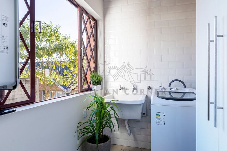 Apartamento com 3 Quartos no Capivari com Lareira