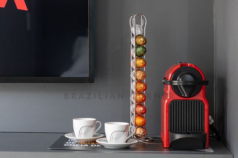 Estúdio moderno em Pinheiros com AC e Rooftop