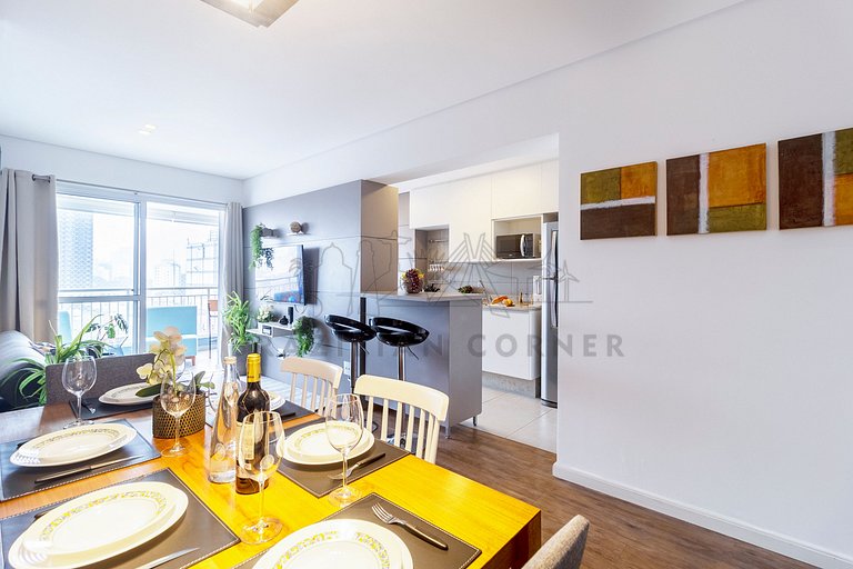 Three Bedrooms in Pinheiros with Pool and Gym