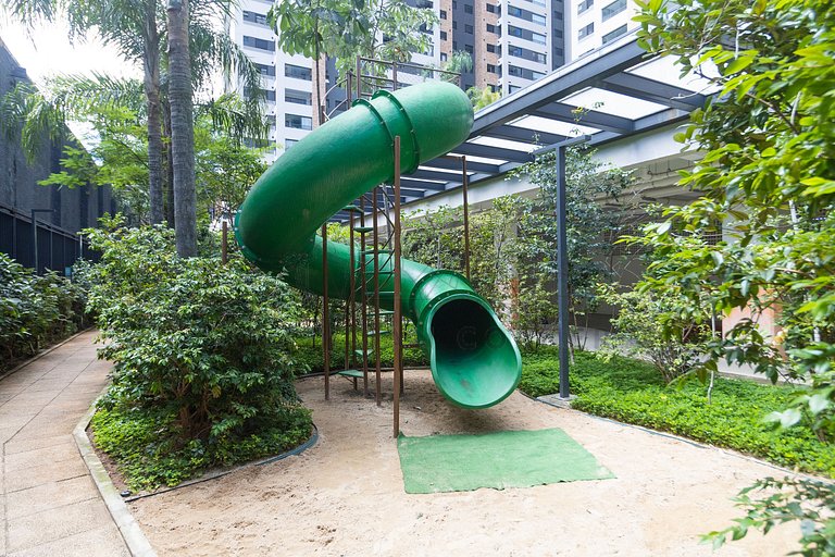 Piscina estilo praia, AC, vaga | Brazilian Corner