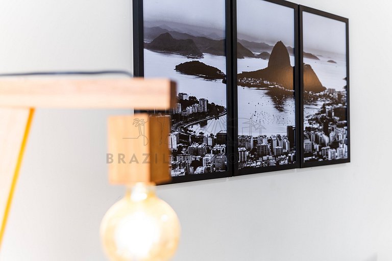 3 Quartos a 100m da Praia, AC, Portaria 24/7,Metrô