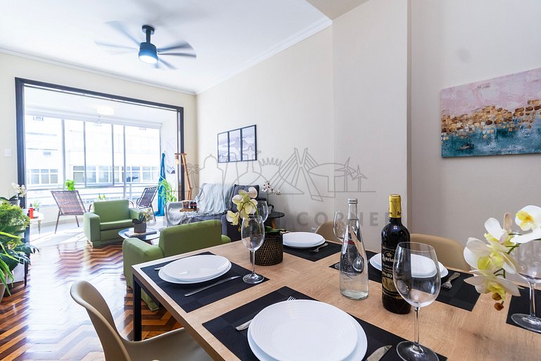 3 Bedrooms 100m from the Beach, AC, 24/7 Doorman