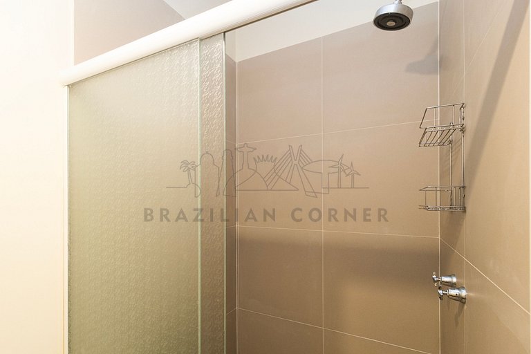 3 Quartos a 100m da Praia, AC, Portaria 24/7,Metrô