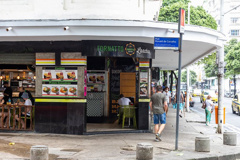 3 Quartos a 100m da Praia, AC, Portaria 24/7,Metrô