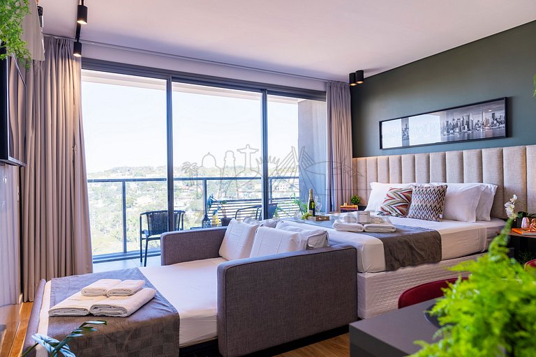 Incredible view , parking, AC, Pool | Brazilian Corner