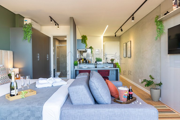 Incredible view , parking, AC, Pool | Brazilian Corner
