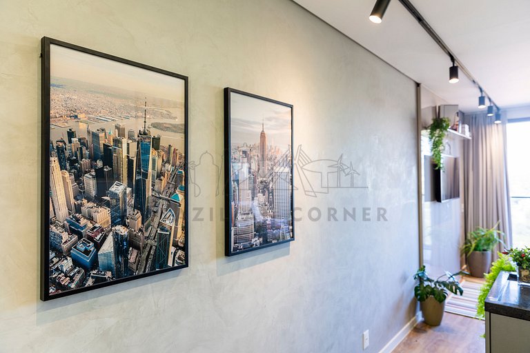 Incredible view , parking, AC, Pool | Brazilian Corner