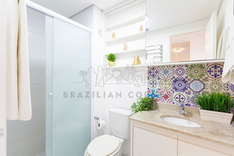 Piscina, academia e Vaga | Brazilian Corner