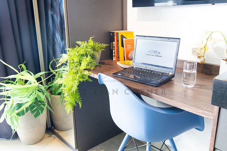 Charming studio in Pinheiros with Gym, Pool ans AC