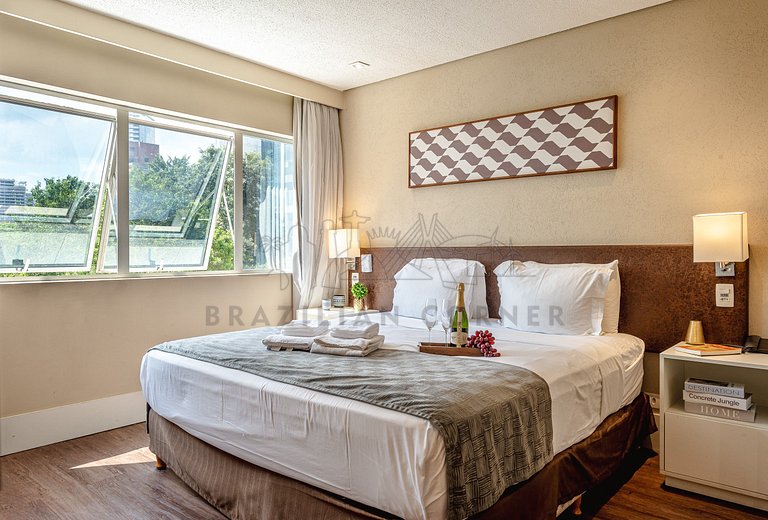Cozy Studio with AC, Parking Space