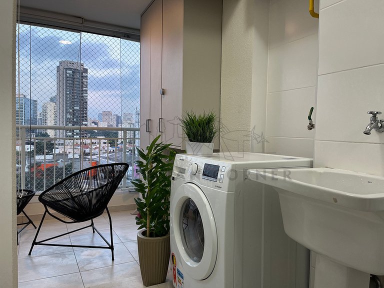 3 Quartos,2 Piscinas, AC, 2 vagas|Brazilian Corner