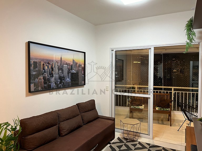 3 Quartos,2 Piscinas, AC, 2 vagas|Brazilian Corner