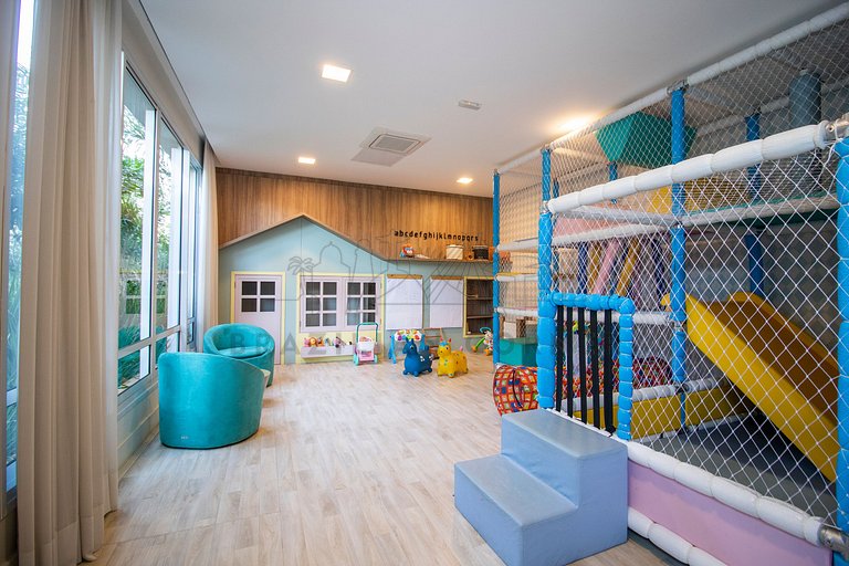 3 Quartos,2 Piscinas, AC, 2 vagas|Brazilian Corner