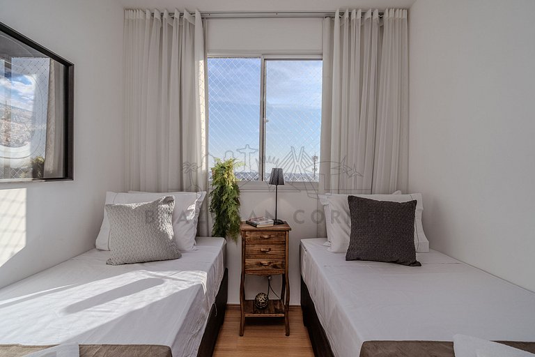 Arena MRV,2 bedroom,pool, parking|Brazilian Corner