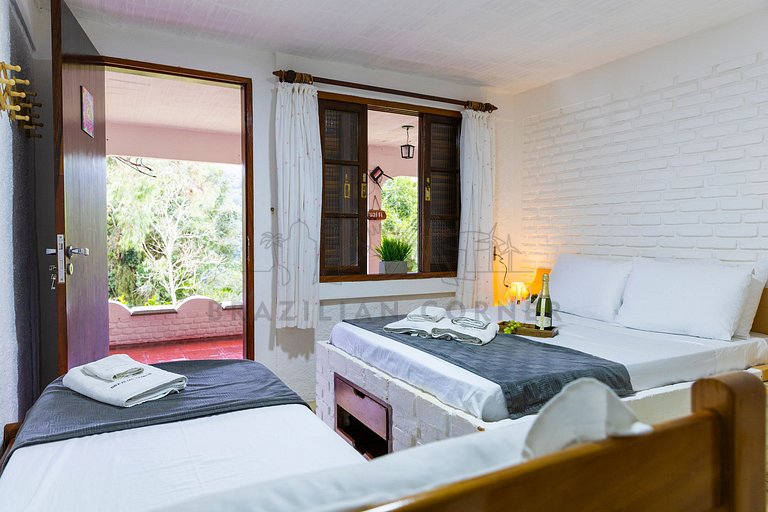 Natureza, Piscina, Churrasqueira |Brazilian Corner
