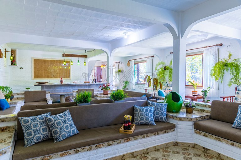 Lareira, Natureza, Piscina |Brazilian Corner