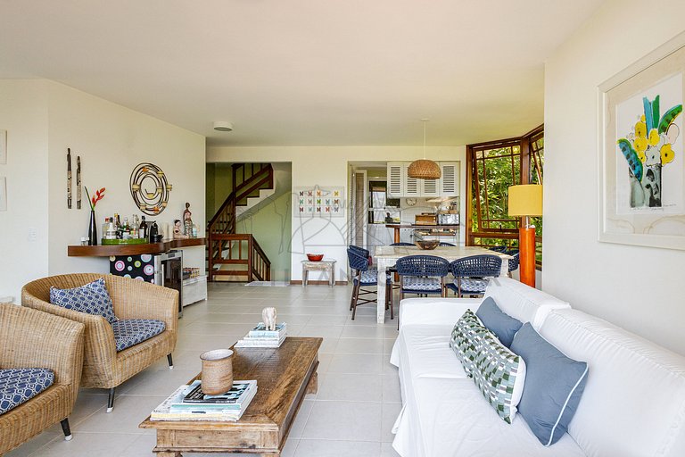 House in Camburí view and Jacuzzi|Brazilian Corner