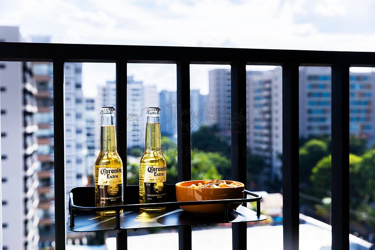 Near Ibirapuera Shopping w/ AC|Brazilian Corner