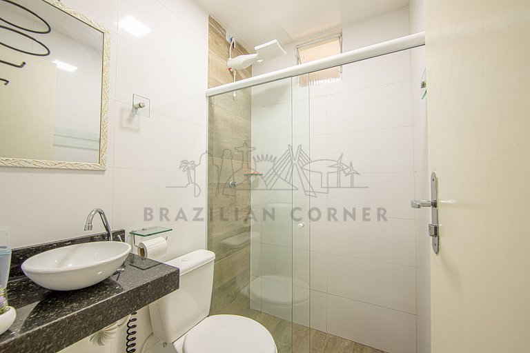 Apartment w/ Pool and AC 03 |Brazilian Corner