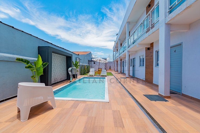 Apartment w/ Pool and AC 03 |Brazilian Corner