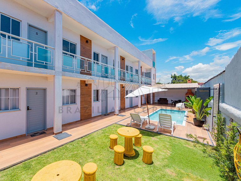 Apartment w/ Pool and AC 03 |Brazilian Corner