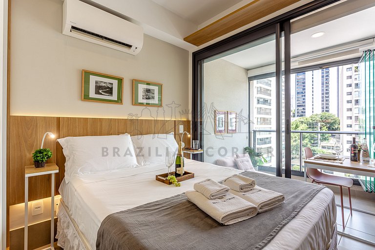 Pool, gym, AC, Pinheiros | Brazilian Corner
