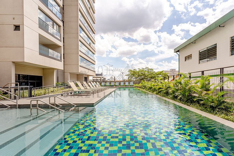Pool, gym, AC, Pinheiros | Brazilian Corner