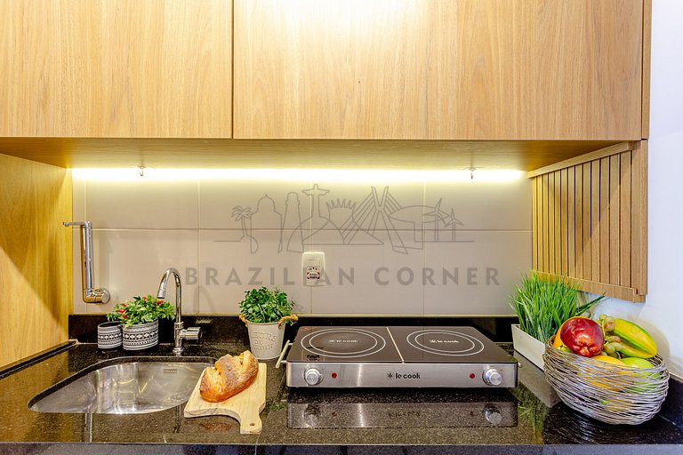 Pool, gym, AC, Pinheiros | Brazilian Corner
