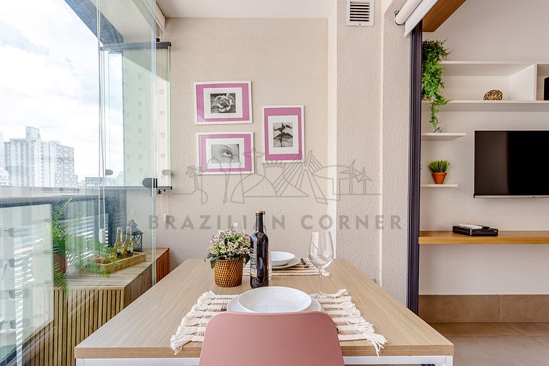 Pool, gym, AC, Pinheiros | Brazilian Corner