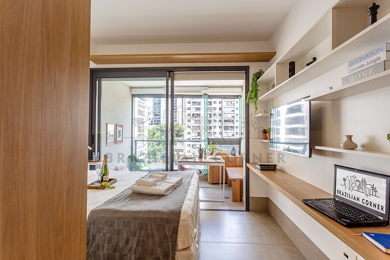 Piscina, academia, AC, Pinheiros |Brazilian Corner