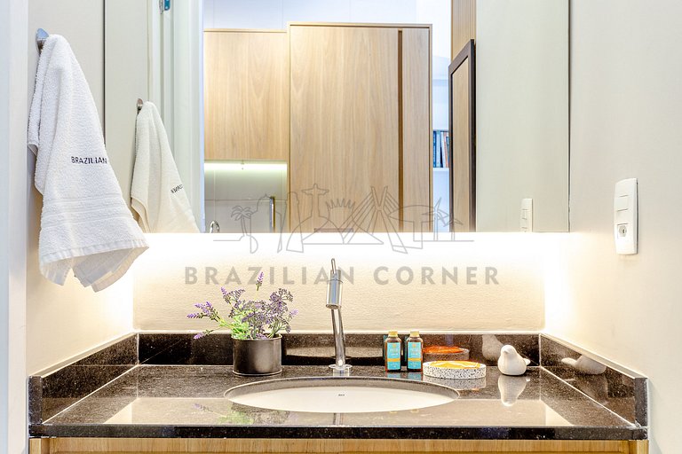 Pool, gym, AC, Pinheiros | Brazilian Corner