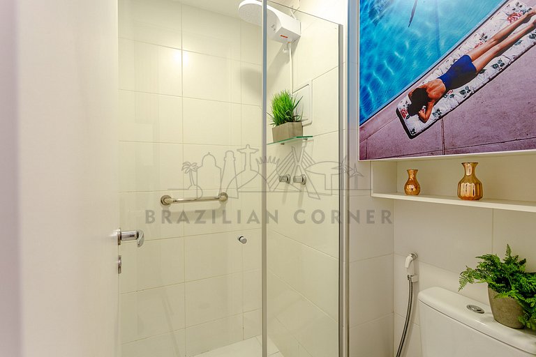 Pool, gym, AC, Pinheiros | Brazilian Corner