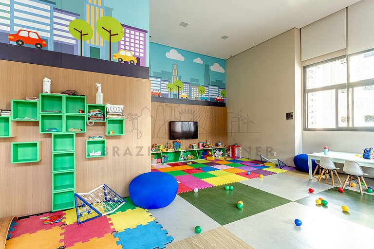 Piscina, academia, AC, Pinheiros |Brazilian Corner