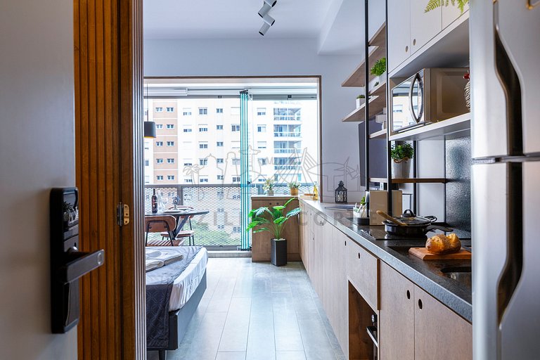 Amazing view, pool , gym, AC| Brazilian Corner