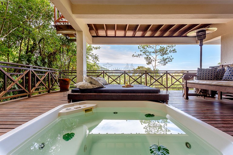House in Camburí view and Jacuzzi|Brazilian Corner
