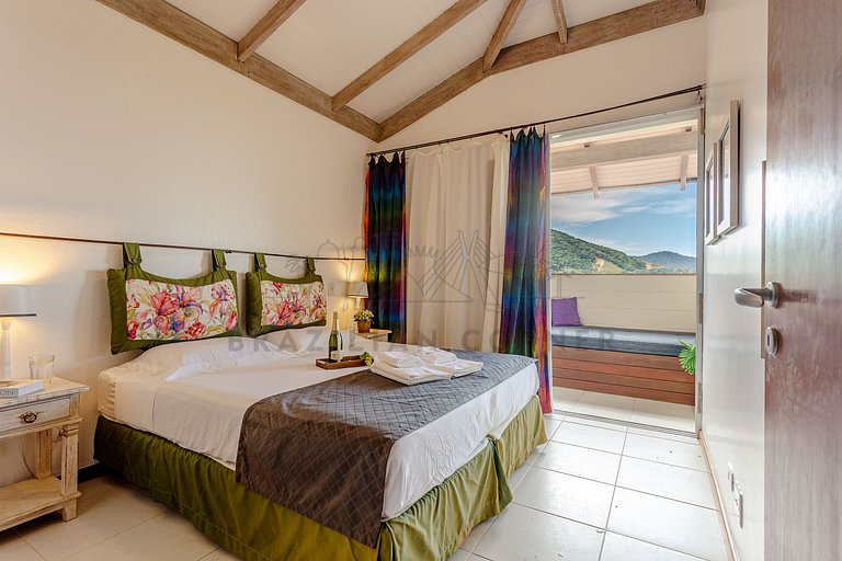 House in Camburí view and Jacuzzi|Brazilian Corner