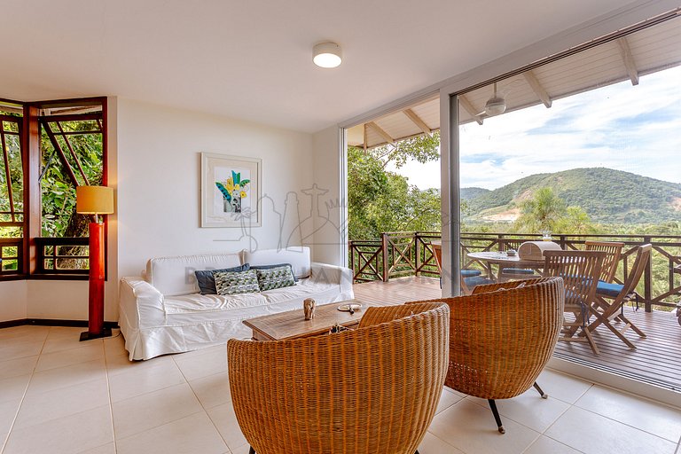 House in Camburí view and Jacuzzi|Brazilian Corner