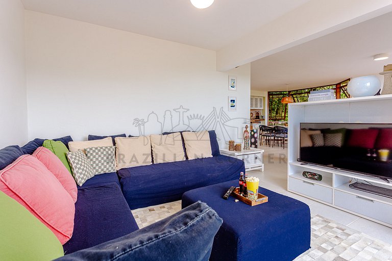 House in Camburí view and Jacuzzi|Brazilian Corner