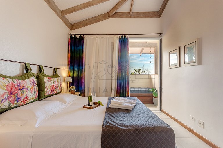 House in Camburí view and Jacuzzi|Brazilian Corner